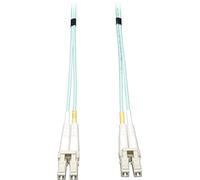 Eaton Tripp Lite Series 10Gb Duplex Multimode 50/125 OM3 LSZH Fiber Patch Cable (LC/LC) - Aqua, 3M (10 ft.) - Cordon de raccordement - LC multi-mode (M) pour LC multi-mode (M) - 3 m - fibre...