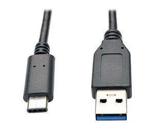 Eaton Tripp Lite Câble USB-C vers USB-A, USB 3.2 Gen 2 Jusqu’à 10 Gbps Data Speeds, M/M, 90cm, Garantie à Vie (U428-003-G2)