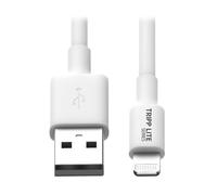 Accessoires audio Tripp.lite Câble de chargement / synchronisation Lightning vers USB - Blanc - Câble de données /d'alimentation - USB mâle pour Lightning mâle - 1 m - blanc