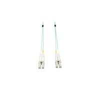 Eaton Tripp Lite Series 10G Duplex Multimode 50/125 OM3 LSZH Fiber Optic Cable (LC/LC), Aqua, 2 m (6 ft.) - Cordon de raccordement - LC multi-mode (M) pour LC multi-mode (M) - 1.83 m - fibre...