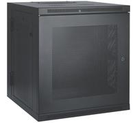 Eaton Tripp Lite Series 12U Wall Mount Rack Enclosure Server Cabinet Swinging Hinged Door Deep - Schrank Netzwerkschrank - geeignet f?r Wandmontage - Schwarz - 12U - 48,3 cm (19") (SRW12USDP)