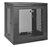 Eaton Tripp Lite Series 12U Wall Mount Rack Enclosure Server Cabinet w/ Door & Side Panels - Rack armoire - montable sur mur - noir - 12U - 19