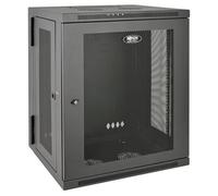 Eaton Tripp Lite Series 15U Wall Mount Rack Enclosure Server Cabinet Hinged Wallmount - Rack armoire - montable sur mur - noir - 15U - 19