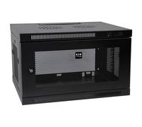 Eaton Tripp Lite Series 6U Wall Mount Rack Enclosure Server Cabinet Switch Depth Deep - Rack armoire - montable sur mur - noir - 6U - 19