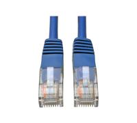 Eaton Tripp Lite Series Cat5e 350 MHz Molded (UTP) Ethernet Cable (RJ45 M/M), PoE - Blue, 1 ft. (0.31 m) - Cordon de raccordement - RJ-45 (M) pour RJ-45 (M) - 30 cm - UTP - CAT 5e - moulé, bloqué...