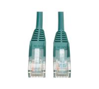 Eaton Tripp Lite Series Cat5e 350 MHz Snagless Molded (UTP) Ethernet Cable (RJ45 M/M), PoE - Green, 3 ft. (0.91 m) - Cordon de raccordement - RJ-45 (M) pour RJ-45 (M) - 91 cm - UTP - CAT 5e -...