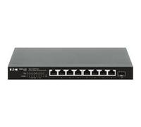 Eaton Tripp Lite series Desktop Gigabit Ethernet Unmanaged Switch, PoE+ Pass-Through 8-Port 2.5 Gbps 100W Metal - Commutateur - non géré - 8 x 10/100/1000/2.5G (PoE+) + 1 x SFP+ 10 Go (liaison montant