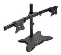 Eaton Tripp Lite Series Dual-Monitor TV Desktop Display Mount Stand Full Motion 13"- 27" Flat Screen Displays - Pied - pleine action - pour 2 écrans LCD - acier - noir - Taille d'écran : 13"-27" - ord