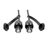 Eaton Tripp Lite Series Industrial Cat5e/Cat6 STP Ethernet Cable - RJ45 M/M, CMX Outdoor, IP68, 26 AWG, TAA, 50 ft. (15.24 m) - Cordon de raccordement - Conformité TAA - RJ-45 (M) pour RJ-45 (M)...