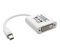 Tripp Lite Keyspan Mini DisplayPort 1.2 to DVI Active Adapter Converter (Mini-DP Male to DVI Female), 6-in. - Convertisseur vidéo - DisplayPort - DVI - blanc Blanc