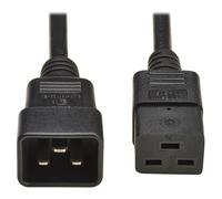 Eaton Tripp Lite Series - Rallonge de câble d'alimentation - IEC 60320 C19 pour IEC 60320 C20 - CA 250 V - 16 A - 3 m - noir - Europe - pour P/N: PLC19BK, PLC19BL, PLC19RD