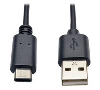Eaton Tripp Lite Series USB-A to USB-C Cable, USB 2.0, (M/M), 6 ft. (1.83 m) - Câble USB - 24 pin USB-C (M) pour USB (M) - USB 2.0 - 1.83 m - moulé - noir
