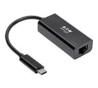 Tripp Lite USB C to Gigabit Ethernet Adapter USB Type C to Gbe 10/100/1000 - Adaptateur réseau - USB-C 3.1 - Gigabit Ethernet - noir