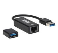 Tripp Lite Adaptateur réseau U336-000-GB-CA – USB-C/USB-A vers RJ45 Gigabit, USB 3.2 Gen 1, Noir