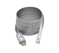 Tripp Lite USB to RJ45 Cisco Serial Rollover Cable, USB Type-A to RJ45 M/M, 6 ft - Adaptateur série - USB - gris