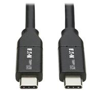Eaton Tripp Lite Series USB Type C to USB C Cable USB 2.0 5A Rating USB-IF Cert M/M USB Type C 2M - Câble USB - 24 pin USB-C (M) pour 24 pin USB-C (M) - Thunderbolt 3 / USB 2.0 - 20 V - 5 A - 2 m...