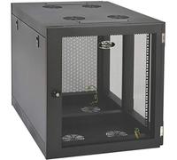 Eaton Tripp Lite SmartRack 12U Armoire/Coffret Mural(e) à Montage latéral Robuste, Faible Hauteur, Profondeur Serveur (Noir) (SRW12UHD)