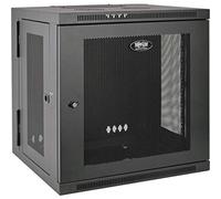 Tripp Lite Series 12U Wall Mount Rack Enclosure Server Cabinet Swinging Hinged Door Deep - Rack armoire - montable sur mur - noir - 12U - 19"