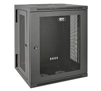 Eaton Tripp Lite SmartRack 15U Armoire/Coffret Mural(e) Demi-Hauteur à Faible Profondeur pour commutateurs, Dos articulé (Noir) (SRW15US)