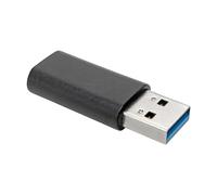 Eaton Tripp Lite U329-000-10G Adaptateur convertisseur USB 3.2 USB-C vers USB-A, femelle vers mâle, transfert de données 10 Gbit/s, sortie d'alimentation 900 mA, rétrocompatible avec les générations