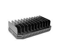 Tripp Lite Station de charge U280-010-ST-CEE 10 ports USB 96W (12V/8A) avec rangement réglable Noir