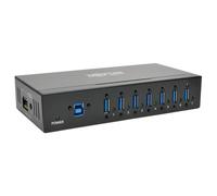 Eaton Tripp Lite series 7-Port USB 3.0 Hub SuperSpeed with Dedicated 2A USB Charging iPad Tablet Metal - Concentrateur (hub) - 7 x SuperSpeed USB 3.0 - Montage sur rail DIN, fixation murale