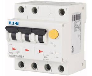 Eaton Y7-170773 Interrupteur différentiel/Disjoncteur de protection triphasé 32 A 0.03 A