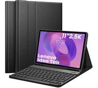 EatronChoi Clavier Coque pour Lenovo Idea Tab 11" 2025, AZERTY Français Amovible Bluetooth sans Fil Clavier Étui Housse pour Lenovo Idea Tab 11 Pouces