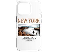Eau ancienne et lumière agitée de New York Coque pour iPhone 16 Pro
