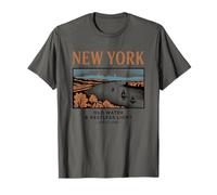 Eau ancienne et lumière agitée de New York T-Shirt