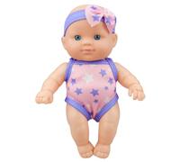 Eau bébé poupée mignonne en vinyle doux réaliste étanche à l'épreuve de bain flottante pour bébé avec des articulations mobiles et des maillots de bain amovibles Gift For Kids Bathtub Pool Time Play
