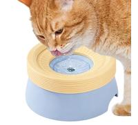 Eau Chat - Flotteur détachable anti-déversement pour animaux domestiques, bac anti-éclaboussures pour chiens et chats - pour chiots, chatons, petits, moyens, grands, intérieurs, extérieurs, jardin