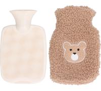 Eau chaude 1000 ml en plastique vert PVC anti-brûlure avec couvercle pour la maison, l'hiver, le bureau, le café et les boissons