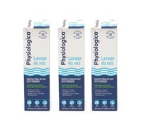 Eau de mer Isotonique | Lavage du nez | Nettoie & Hydrate le nez | Fluidifie le Mucus & Facilite son élimination | Sels marins & oligo-éléments naturels | Dès la naissance | Lot de 3 Spray de 100mL