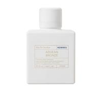 Eau de Parfum 50ml Aegean Bronze | Parfum vegan aux notes de bergamote, frangipanier, sucre brûlé et vanille. Sillage lumineux et longue tenue.