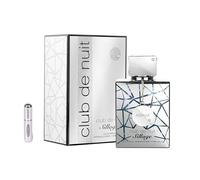 Eau de Parfum Club de Nuit Sillage 105 ml, Parfum Arabe Unisexe de Longue Durée, Inclut Vaporisateur Rechargeable, Fragrance fleurie bergamotée avec jasmin et musc (Sillage)