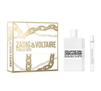 Eau de parfum de Zadig & Voltaire - Coffret This is Her! - Eau de parfum 100ml + Eau de parfum 10ml - Kapao Parfumerie en ligne française