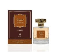 Parfum JUMRAH 100ml Made in Dubaï Avec Des Notes d'Épices Ambre Vanille Cannelle et Boisée - EDP Oriental Parfait Pour Les Femme et Les Homme (Jumrah Café)