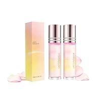 Eau de Parfum pour Femme, Parfum Féminin Floral Roll-On 10ml, Notes de Vanille et Poire, Accroître la Confiance, Tenue Longue Durée, Idée Cadeau Original (10ml*2)