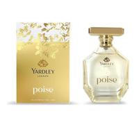 Eau de Parfum Yardley London Poise 100 ml - Parfum radieux d'agrumes et de cerise avec un cœur floral, une base sophistiquée de patchouli et de bois de cèdre, un parfum joyeux pour un usage quotidien