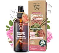 Eau De Rose Bio 100ml + Spray-Bouteille En Verre-Hydrolat De Rose Pur Et Naturel Pour Le Visage,Corps Et Contour Des Yeux-Eau Florale-Vegan Rosewater