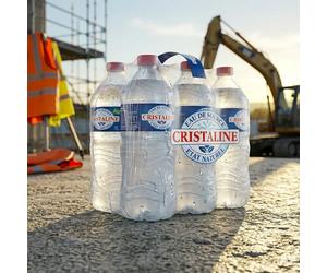Eau de source - 6 x 1,0 L - CRISTALINE