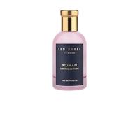 Eau de Toilette Édition Limitée Ted Baker Woman, parfum floral fruité aux notes de litchi, rose et jasmin, ambre doux et santal, longue tenue. 100 ml