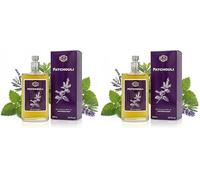 Eau de Toilette Patchouli, par Prestige de Menton - Eau de Toilette Ambrée et Boisée pour Femmes - Parfum Intense aux Notes de Patchouli - Fabrication Artisanale en Côte d’Azur - 100 ml (Lot de 2)