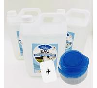 Eau Déminéralisée Pure avec 1 bec verseur - Idéale pour Appareils Ménagers et Industriels - 3x5 Litres- fabrication francaise