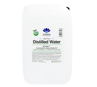 Eau distillée à la vapeur pure H2O - 25 litres - Récipient sans BPA
