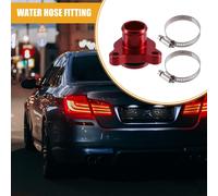 Eau Durite Raccord 11537541992 - pour BMW Rouge avec Pince - 1 Ensemble