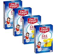 EAU ECARLATE - Accident de Décoloration - Sos Linge Déteint Rénovateur Poudre - Lot de 4