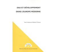 Eau Et Développement Dans L'europe Moderne