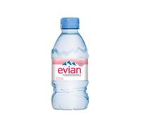 Eau evian bouchon plat rpet 33cl